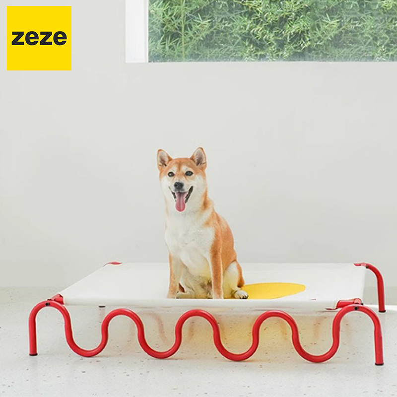 ペット用品 zeze 犬 ネコ 小型犬 ベッド コット アウトドア 丈夫 おしゃれ かわいい MODERN Waves Pet Bed Petifam