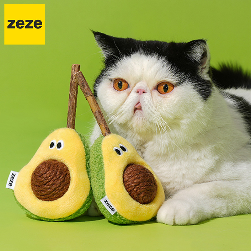 ペット用品 zeze 犬 小型犬 おもちゃ 歯固め 丈夫 おしゃれ かわいい CAT WOOD BALL TOY Petifam